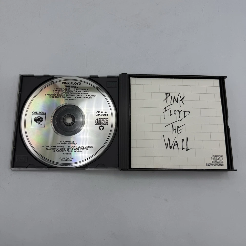 Pink Floyd – The Wall (CD 2 Disc Set W/Booklet 1979) Columbia C2K 36183 Foto 4 de 4