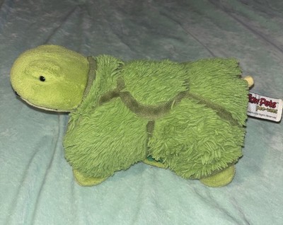 2010 PillowPet PeeWees Tardy Turtle Green Soft 11  Travel Pillow Pre-owned 