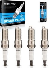 Spark Plugs Iridium 4 Pack, Pre-Gapped Buj as Sparkplugs OEM Replacement For Al