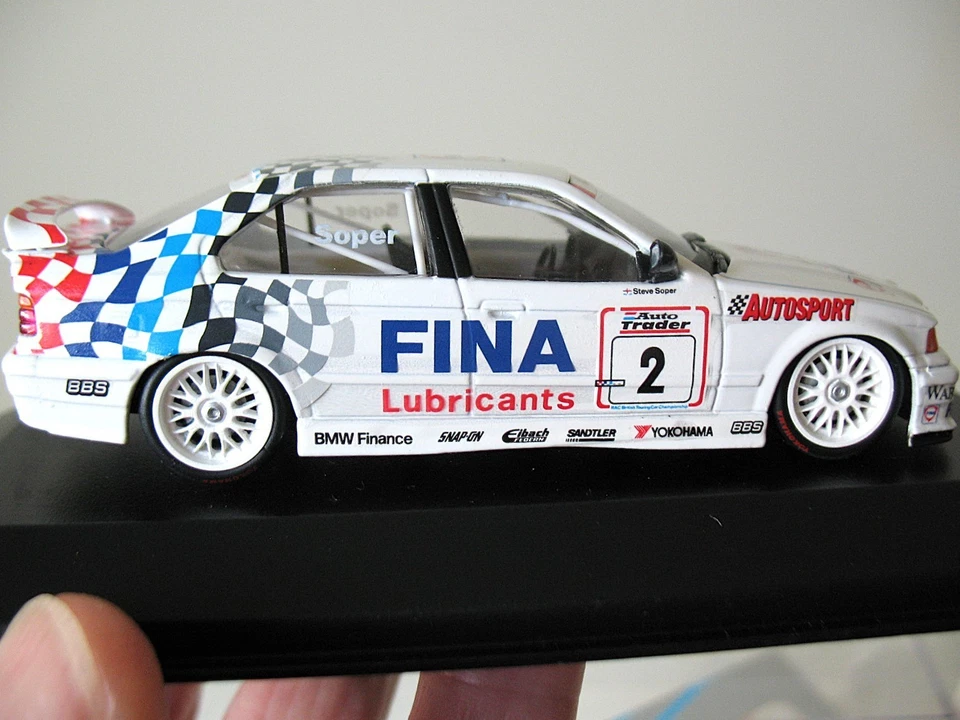 Minichamps 1/43 BMW 318is #2 Steve Soper BTCC 1994 BMW/Schnitzer VGC - Image 2 of 4