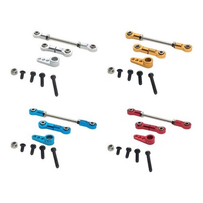 Lenkung + Servo Links Zugstange + Arm Set für WLTOYS 284131 MINI-Q / D 1/28 RC Auto
