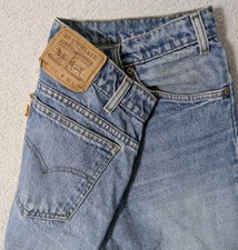 Vintage Levi's 505 Orange Tab Straight Leg Jeans 35x34 Distressed
