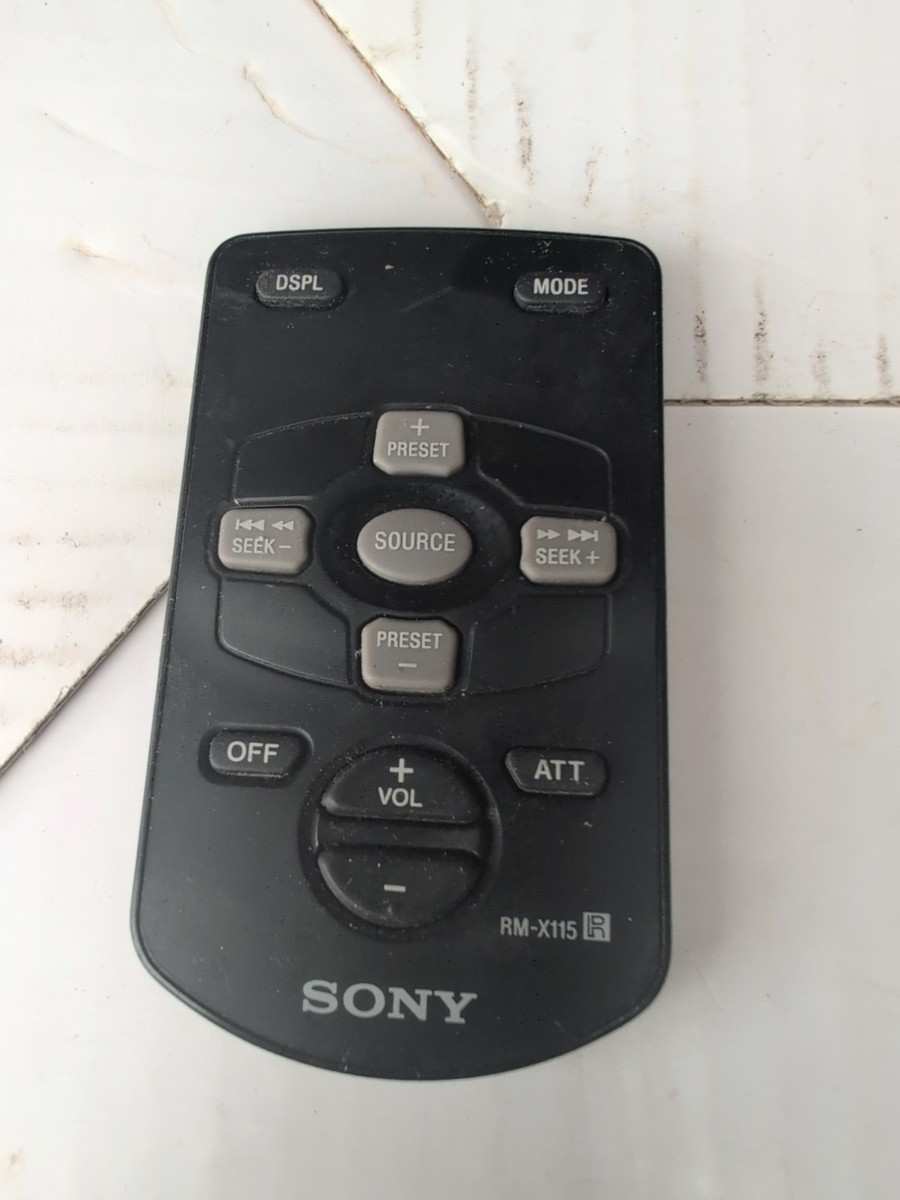 Genuine Sony RM-X115 Remote Control CDXL510X CDXL350 CDXMP40