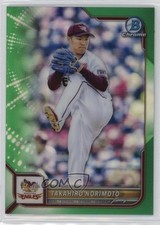 2022 Bowman NPB Nippon Professional Baseball 14/99 Takahiro Norimoto #10 03j5
