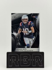 2025 Topps Chrome Black Drake Maye #69 New En...