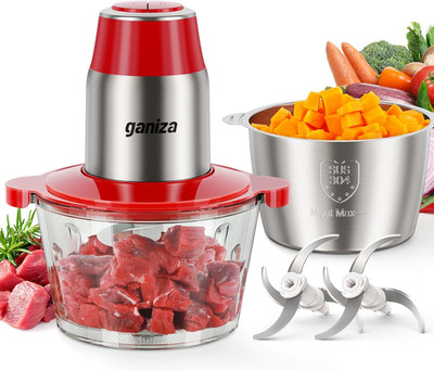 Food Processors, Electric Food Chopper with Meat Grinder & Vegetable Chopper - 2