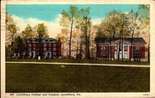 Vintage  Postcard Lynchburg College & Campus ...
