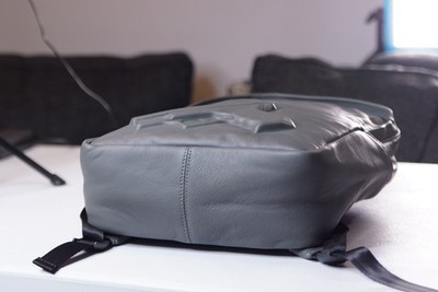 VLIEGER & VANDAM Gray Leather Gun Backpack | eBay