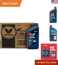 4-Stroke Motorcycle SAE 10W-40 Motor Oil 1 QT, Case of 6 41.79 per gallon