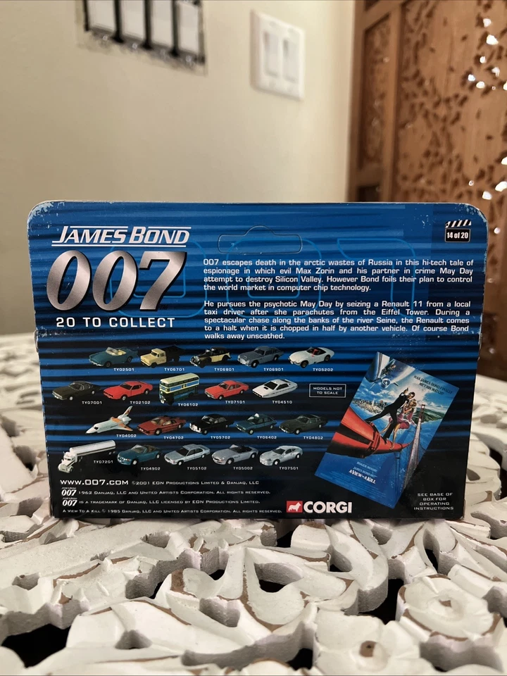 Corgi James Bond 007 A View to Kill Renault Taxi TY06402 Working Features 2002 - Image 3 of 4