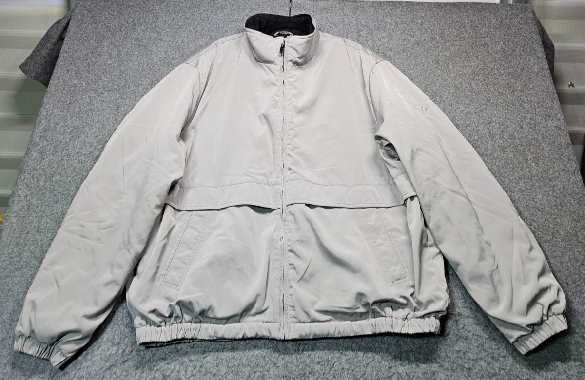 Dockers long sleeve gray short jacket w/fleece lining men size XL
