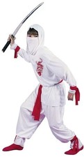 White Ninja Costume Boys