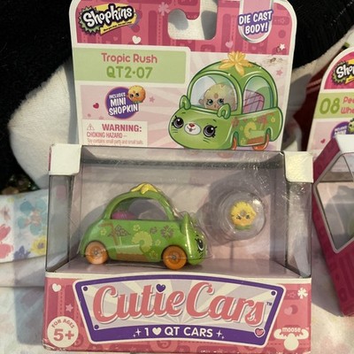 Shopkins Cutie Cars Season 2 Tropic Rush QT2-07 Die-cast Car W Mini Shopkin NEW