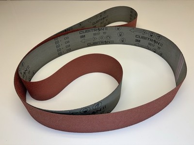 3M Cubitron II Sanding Belt 05505 - 3 in x 132 in - 981F - Ceramic - 60+ Case/25