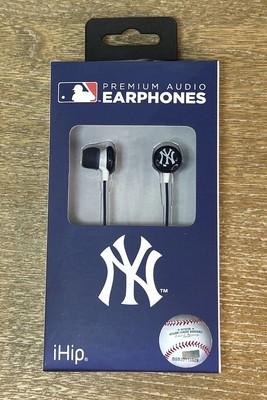 New York Yankees iHip Premium Audio Earphones - iPhone iPod PC/Mac NEW