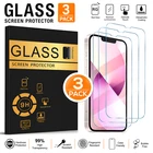 3-PACK For iPhone 17 16 15 14 13 12 11 Pro Max XTempered Glass Screen Protector
