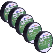 ADHES Professional Electrical Tape 0.75inch width 65.5feet length, Black