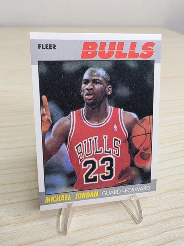Fleer 1987-88 Fleer Michael Jordan #59 Chicago Bulls SHARP CORNERS 🔥📈🔥📈