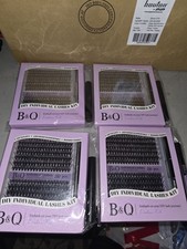 DIY Lash Extension Kit 280Pcs Individual Lashes Cluster D Curl- Set of 4