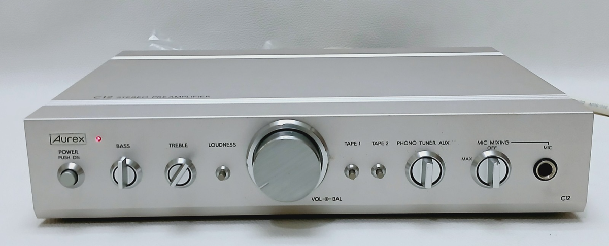 Aurex Stereo Preamplifier by TOSHIBA Micro Component SY-C12