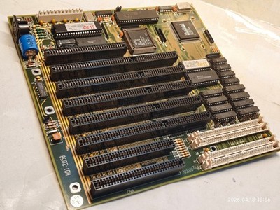 286 Shuttle HOT-205B Motherboard ITUSC12PC with 16 Mhz AMD CPU & FPU + 1 MB RAM