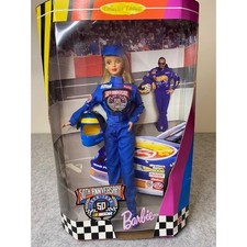 Barbie NASCAR 50th Anniversary Doll Collector Edition 1998 Racing VINTAGE NIB