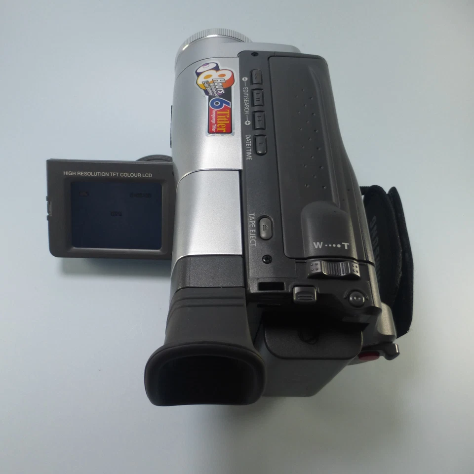 Samsung VP-L520 Handheld 8mm Cassette Camcorder Silver Tested - Image 3 of 4