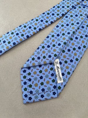     E. Marinella Krawatte 5-fach Vintage Seide Silk Nektie Krawatte Krawatte