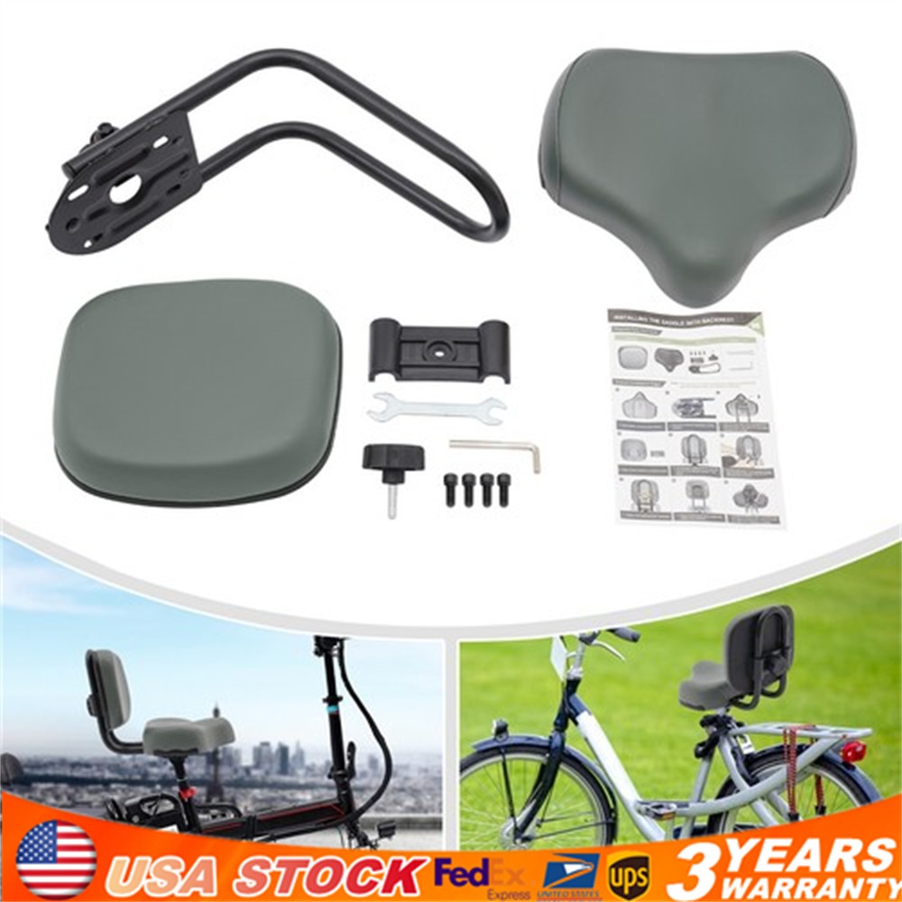 Tricycle Saddle Seat Cushion Trike Seat Tricycle Seat Extra Wide with Backrest