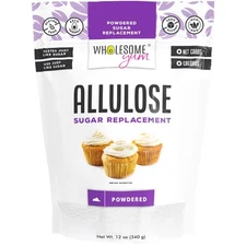 Wholesome Yum Powdered Allulose Sweetener - Natural Keto Powdered Sugar- (12 oz)
