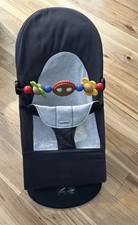 Baby Bjorn Bouncer With Googly Eye Toy Attachment Gray