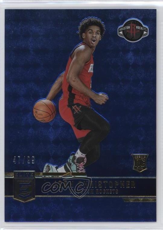 2021-22 Donruss Elite Rookies Blue 47/99 Josh Christopher #225 gb2