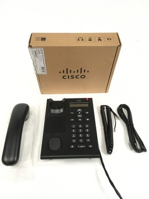 NEW Cisco CP-3905 Unified SIP Business Phone Charcoal w/ Handset, FREE SHIPPING