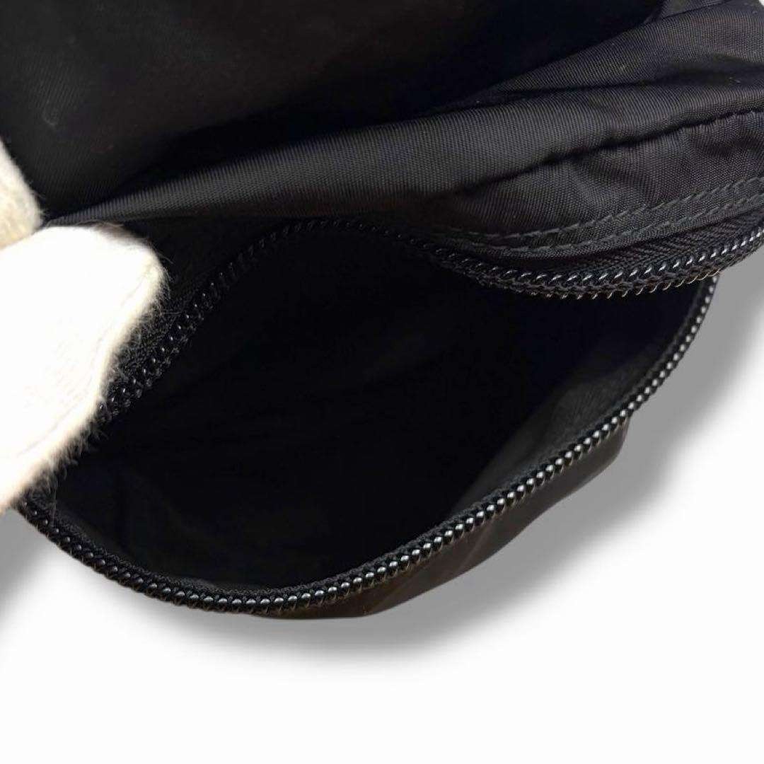 PRADA Backpack Nylon Triangular Logo Black - image 13