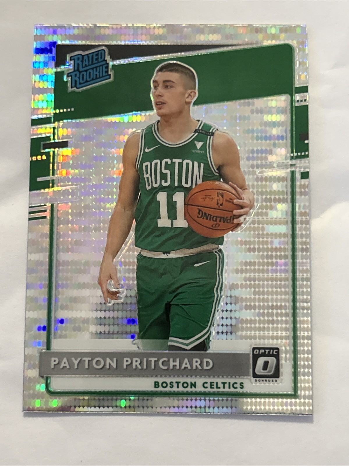 2020-21 Optic Rated Rookie Payton Pritchard Silver Pulsar Prizm #176