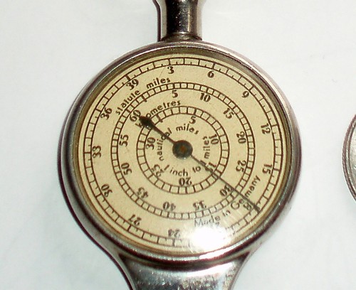 VINTAGE ANTIK DEUTSCHLAND KARTENLESER NAUTISCHER KOMPASS MARITIM OPISOMETER WERKZEUG - Bild 3 von 23