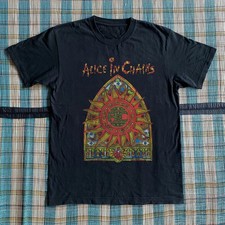 Alice In Chains 90s Grunge Band T-shirt, Unisex Black T-shirt, Size S-5XL