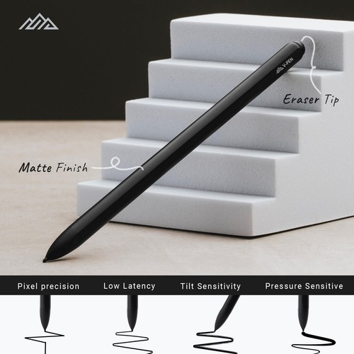 V-Pen EMR Stylus Remarkable 2 Pen Replacement with Digital Eraser + 5 Tips | ... - Picture 5 of 9