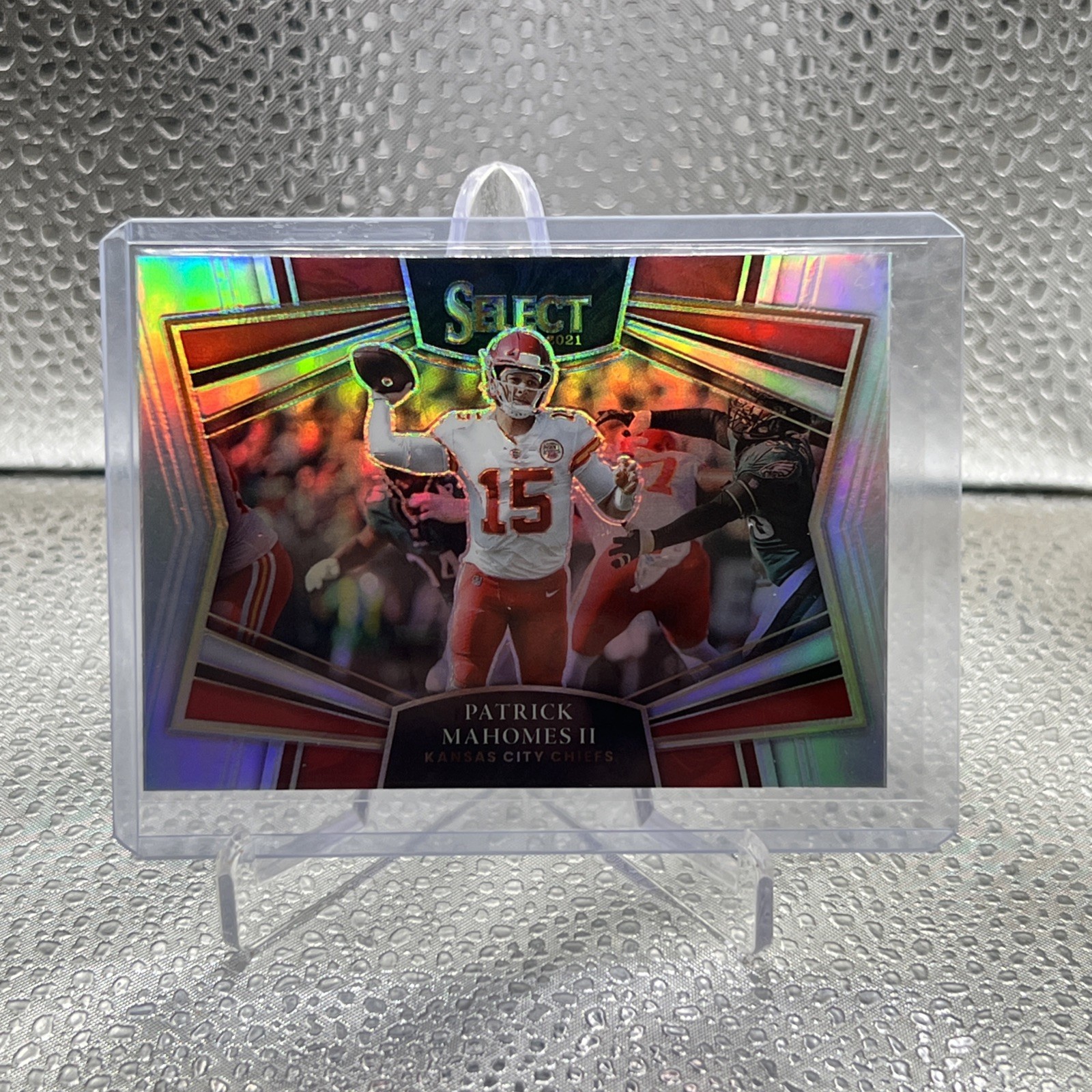 2021 Panini Select - Snapshots Patrick Mahomes II #SS-10 Silver Prizm