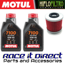 Oil and Filter for Yamaha YFM700 R Raptor 2006-2020 MOTUL 7100 & Hiflo