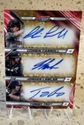 2024 Bowman's Best Triple Auto Corbin Carroll, Jordan Lawlar , Tommy Troy 17/50