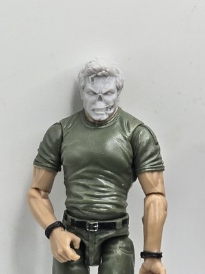 3d Print ZOMBIE CLINT ARCHER HEAD 1:18 3 3/4'' GI Joe 25th Anniversary B116