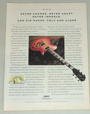 1992 Yamaha Vintage Print Ad Guitar Magazine Weddington Honduran Mahogany Wood