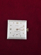 Vintage Ebel Cal 112 Watch Movement 17 Jewels Manual Wind Working Swiss