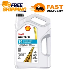 Shell Rotella T4 Triple Protection 15W-40 Diesel Engine Oil, 1 Gallon