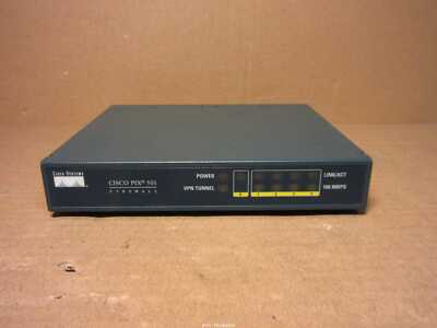 Cisco PIX 501 Security Network Appliance 4-Port RJ-45 VPN Firewal EXCL PSU