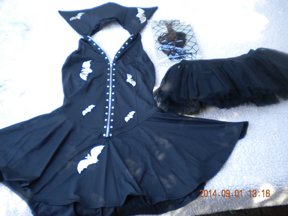 Disfraz Completo Sexy Vampiro Nom De Plume Nuevo Talla L Grande 3 Piezas EE. UU. ¡Envío Gratis! Foto 2 de 4