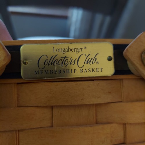 2000 Longaberger Collectors Club Membership basket. Basket only - Picture 2 of 4