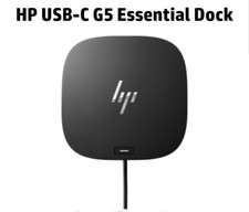 New, Unused Open Box HP USB-C G5 Essential Dock 72C71AA ABA