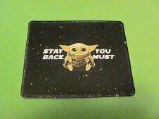 Star War Baby Yoda Neoprene Mouse Pad. 8.5" X 7".
